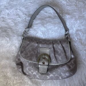 Coach Vintage Coach Soho Flap - Gray and Silver